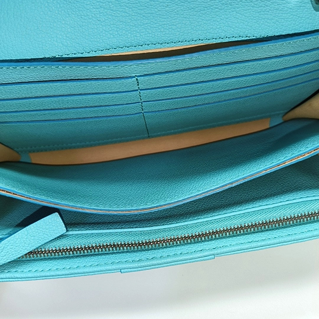 Brillant Calfskin Blue