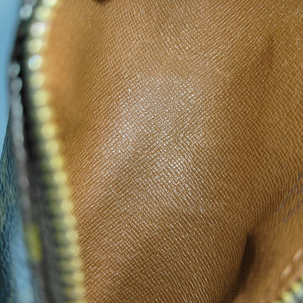 PAPILLON Mini Monogram Coated Canvas Brown