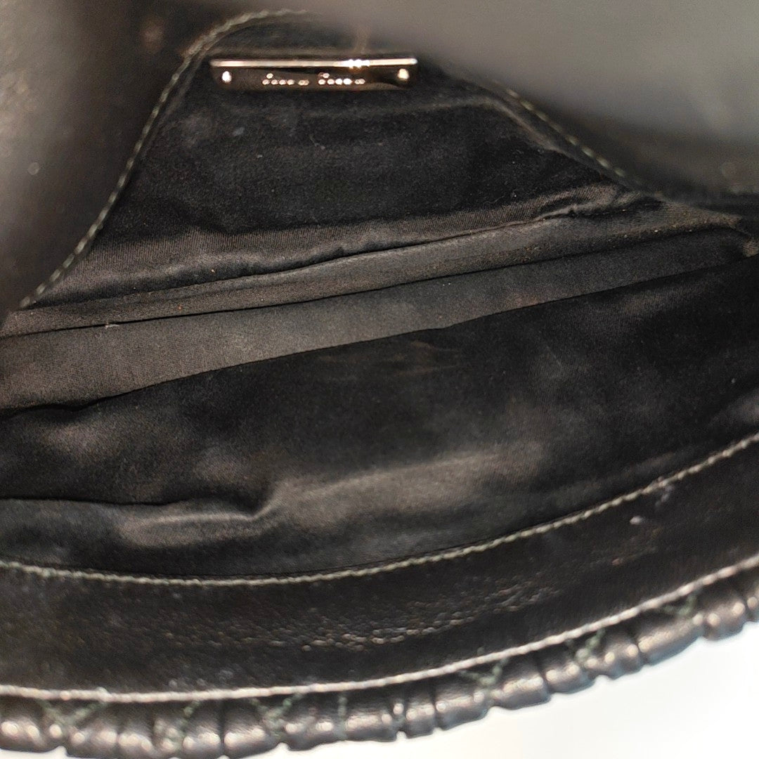 Crystal Quilted Lambskin Black