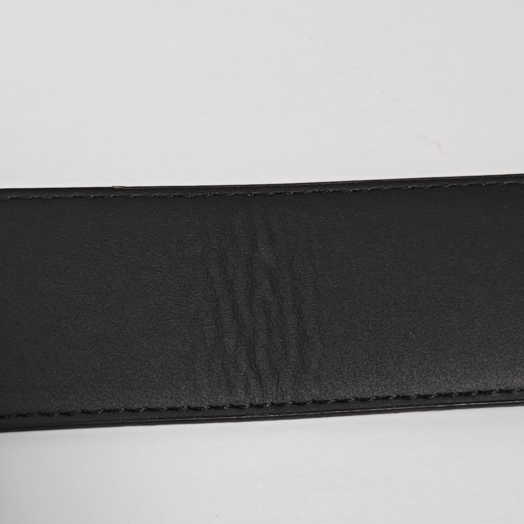 Coated Canvas Belt Black
