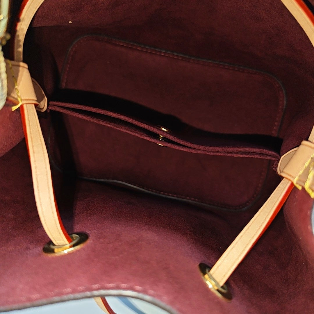 NÉONOÉ BB Monogram Coated Canvas Brown