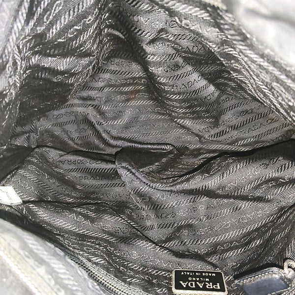 Nylon Shoulder Bag Black