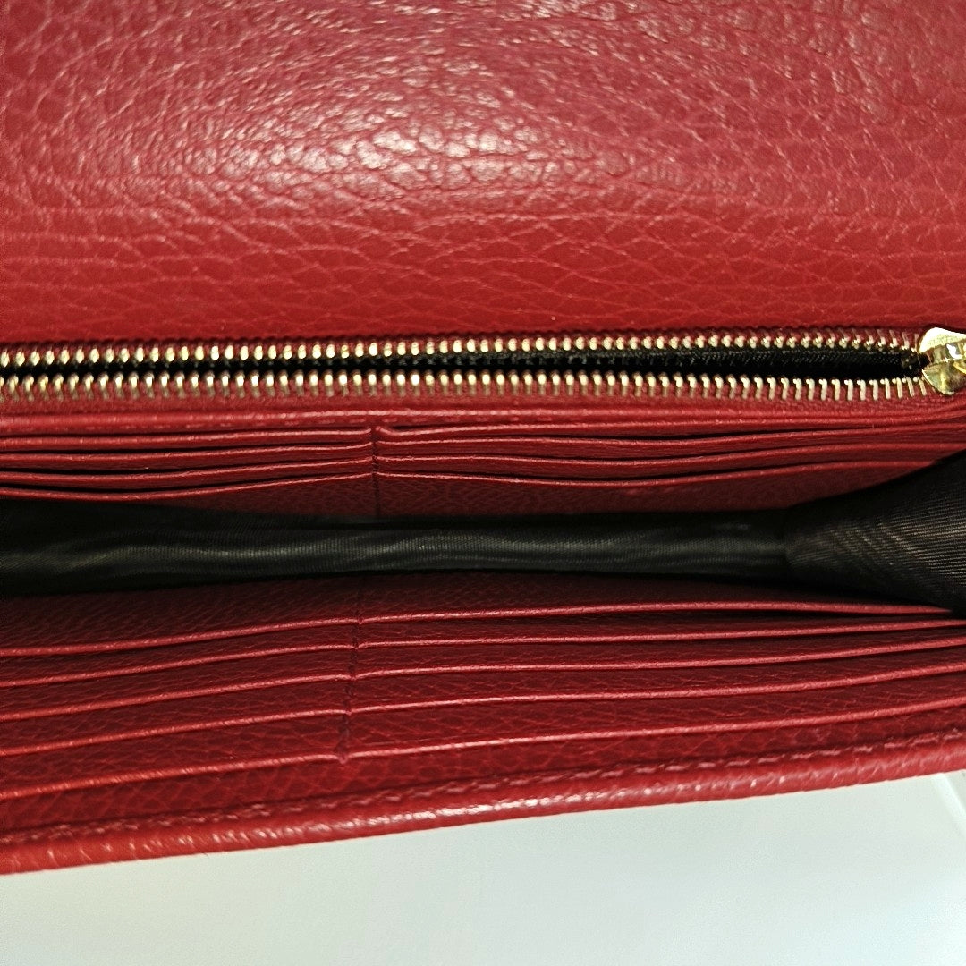 Calfskin Shoulder Bag Red