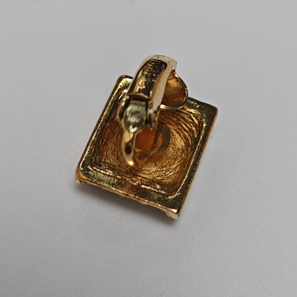 Metal Gold Clip On Earrings