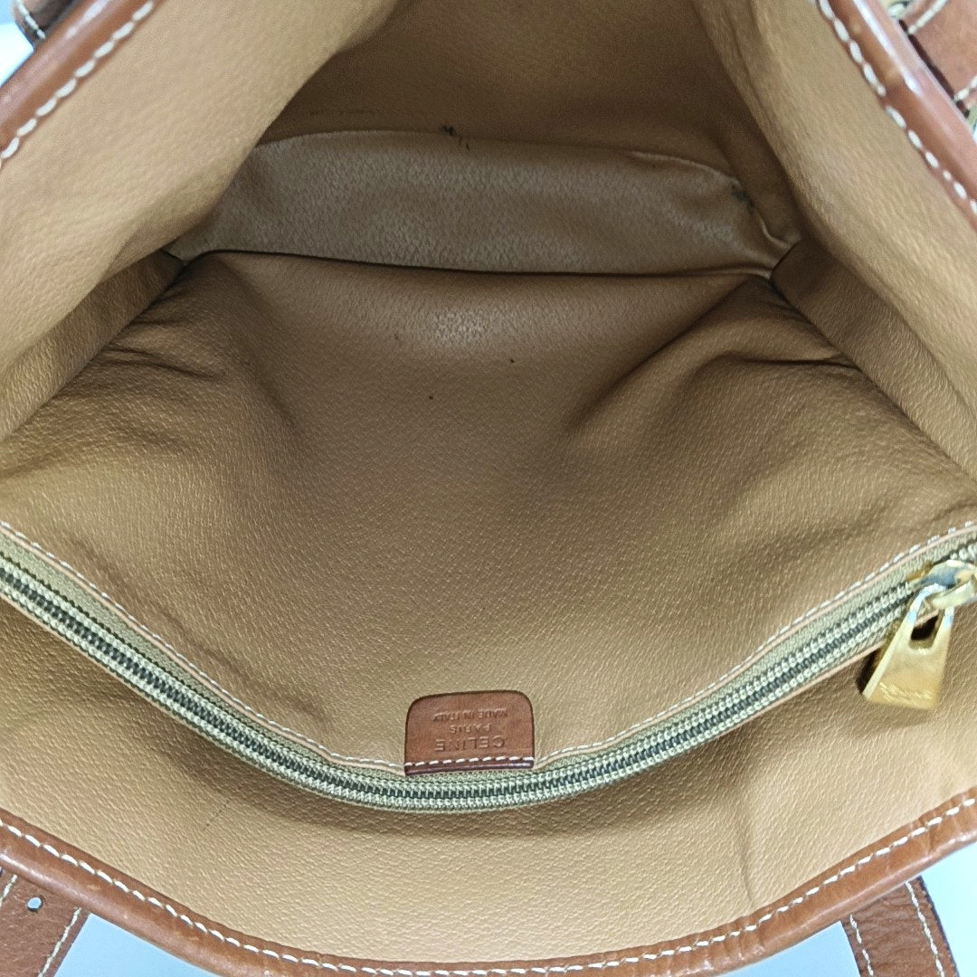MACADAM TOTE Coated Canvas Brown