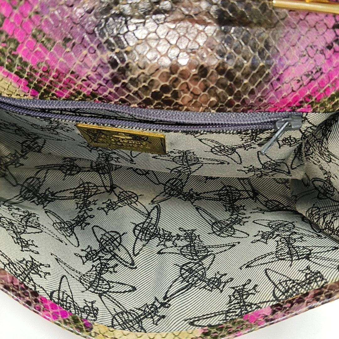 Leather Crossbody Bag Multicolor