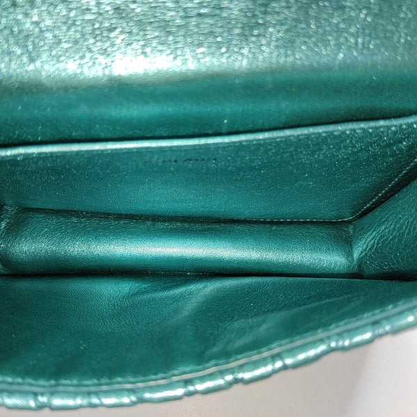 Matelassé Quilted Lambskin Blue