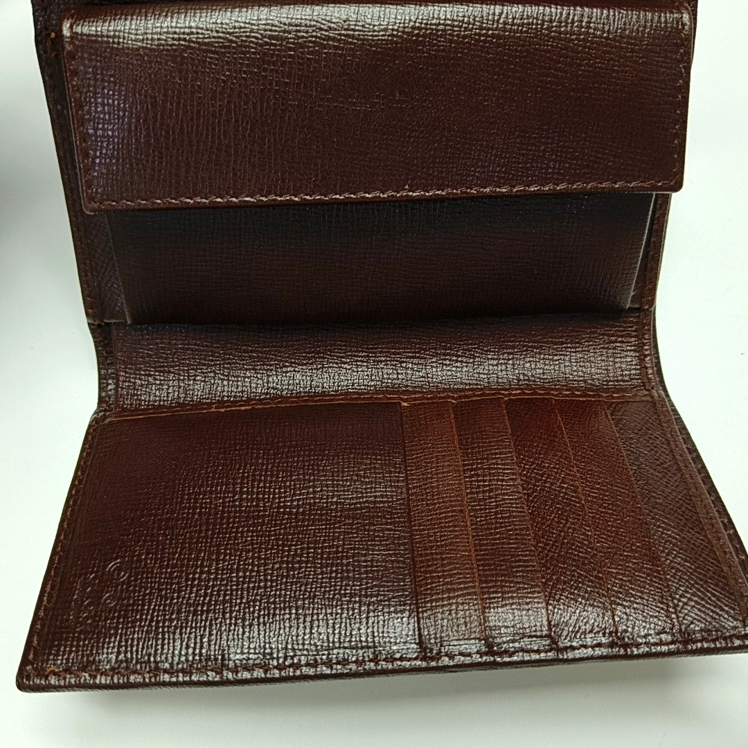 Monogram Coated Canvas Wallet Beige