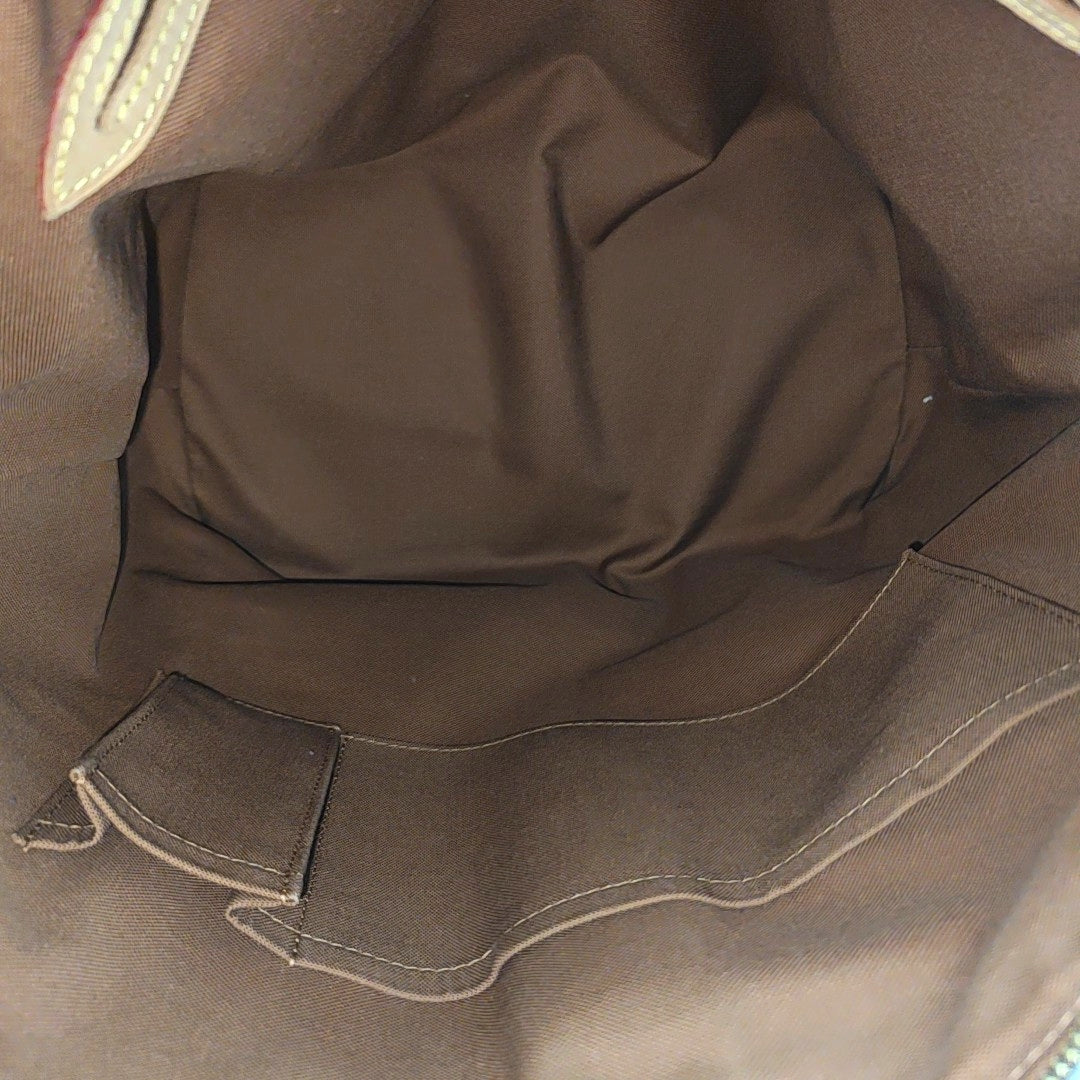 PALERMO GM Monogram Coated Canvas Brown