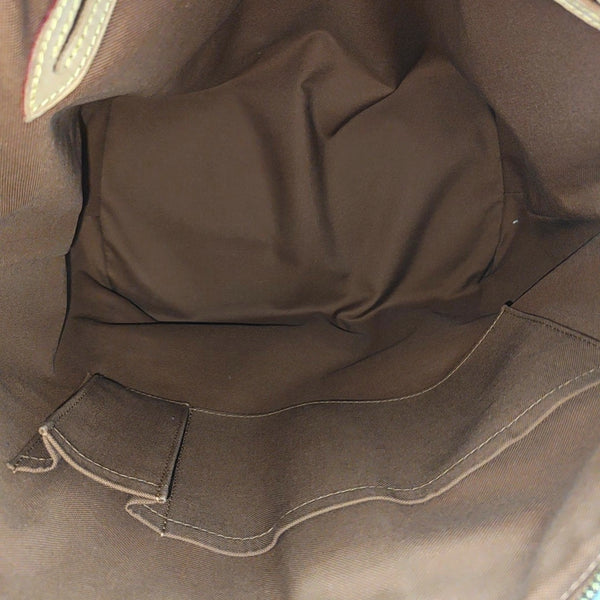 PALERMO GM Monogram Coated Canvas Brown