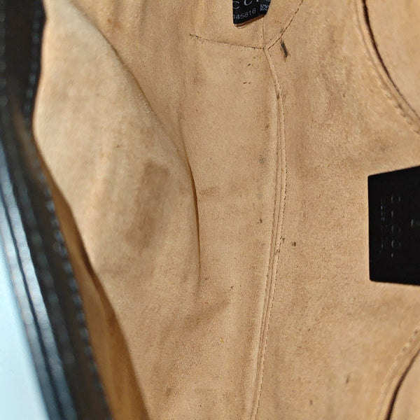 GG Marmont Small Quilted Calfskin Black