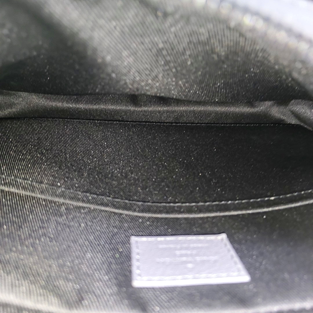 TRIO Monogram Calfskin Gray