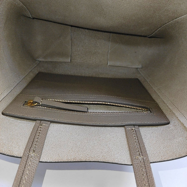 CABAS Small Calfskin Gray