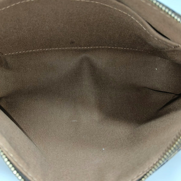 ACCESSOIRES GM Monogram Coated Canvas Brown