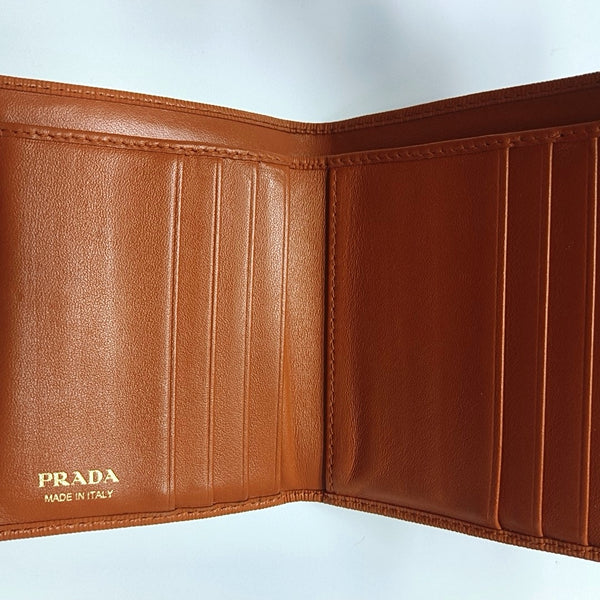 Saffiano Calfskin Wallet Orange