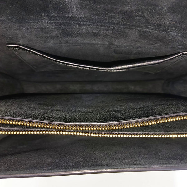 Calfskin Shoulder Bag Black