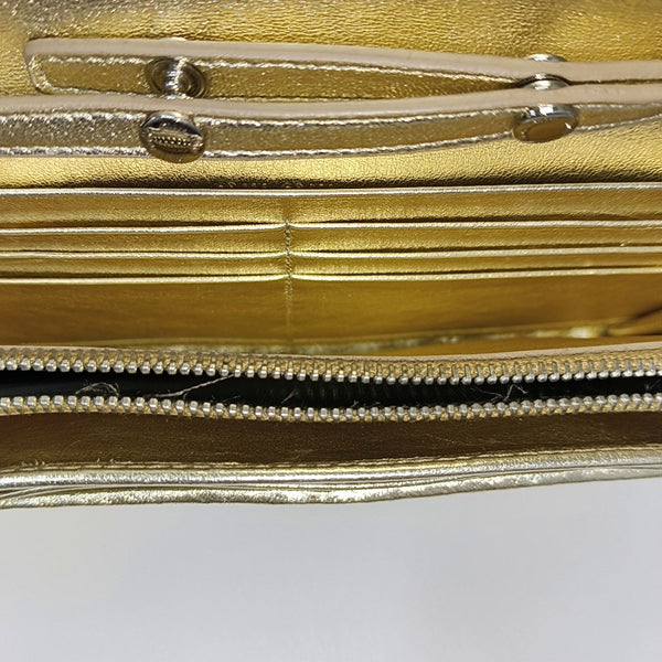 Matelassé Quilted Lambskin Gold