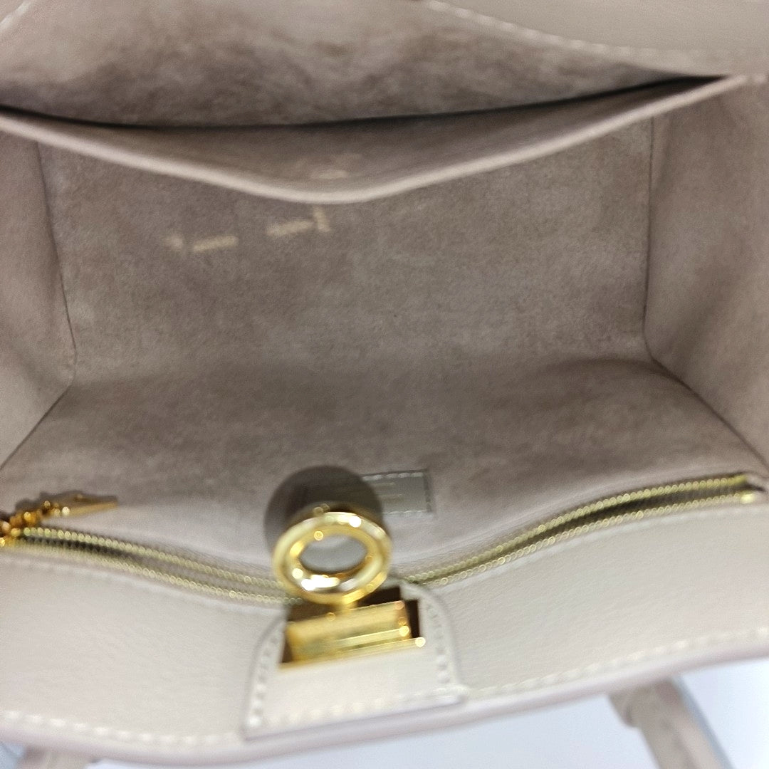 ON MY SIDE PM Monogram Calfskin Beige