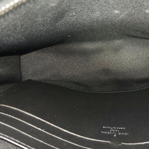Pochette Voyag MM Monogram Coated Canvas Black