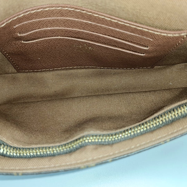 IVY Monogram Coated Canvas Brown