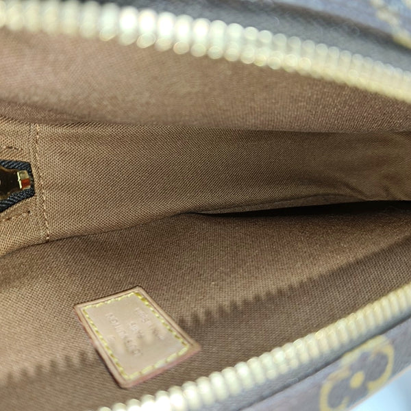 GANGE Monogram Coated Canvas Brown