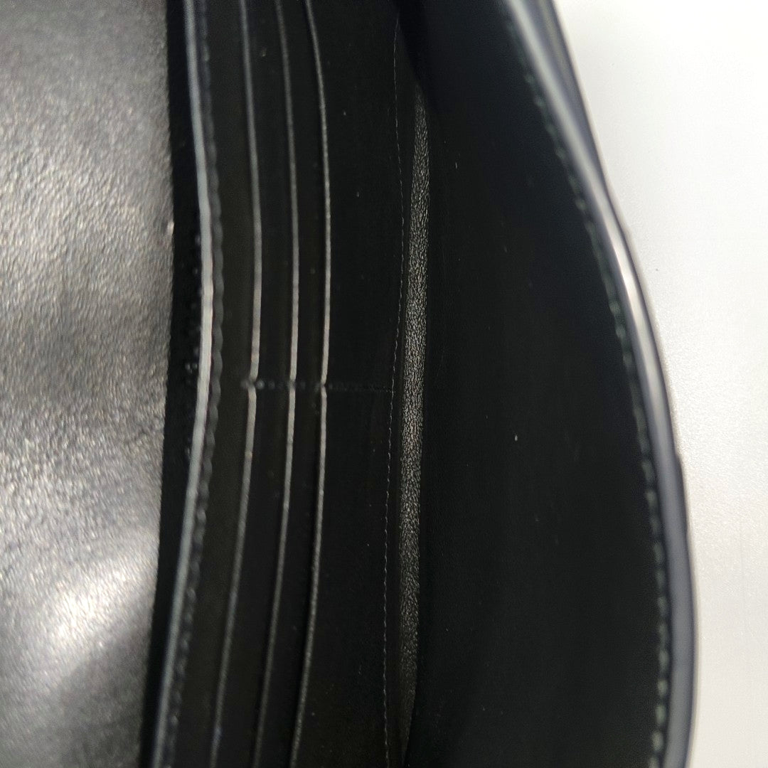 Saddle Mini Patent Leather Black