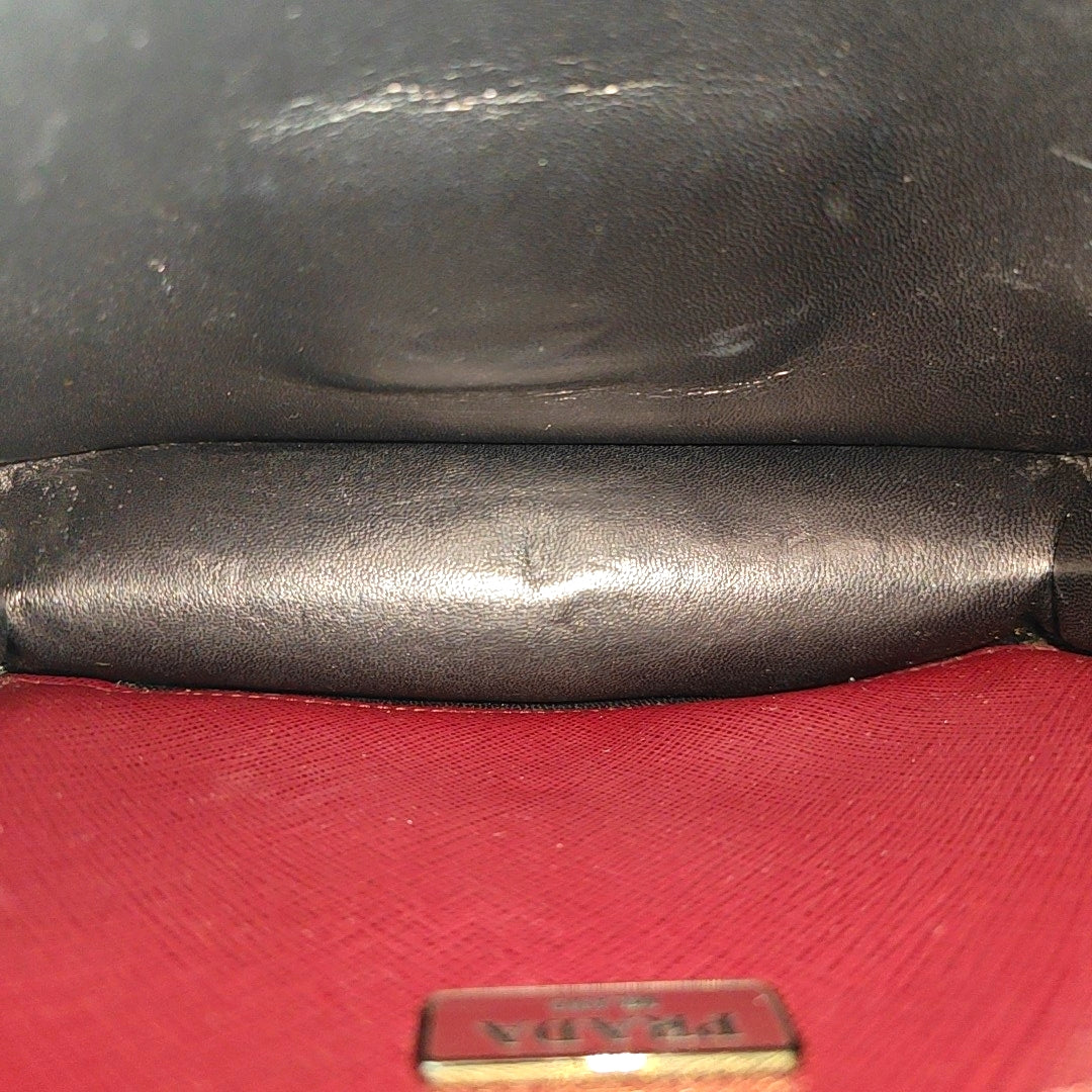 Sound Bag Saffiano Calfskin Red