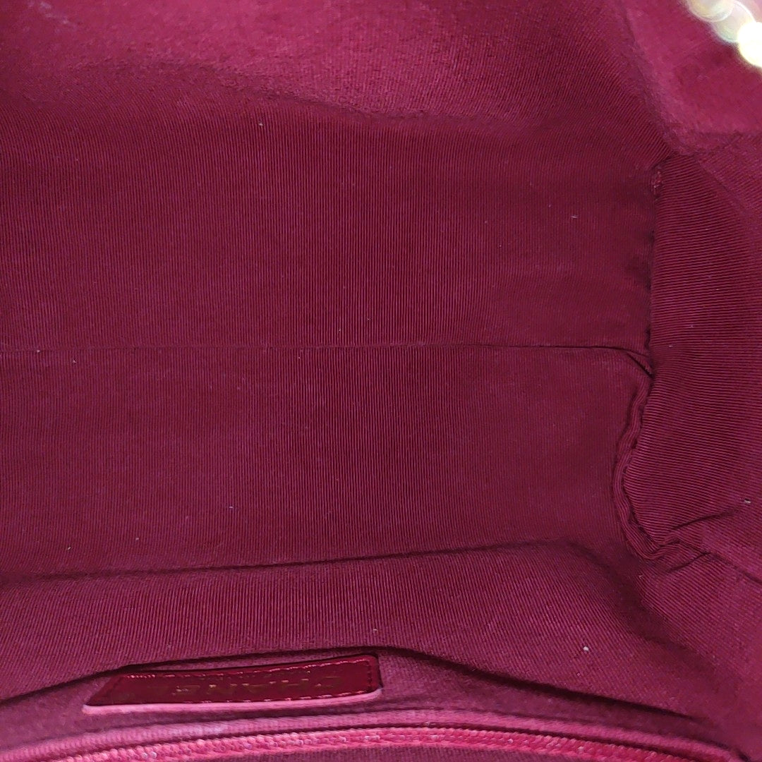 Quilted Wool Small Red