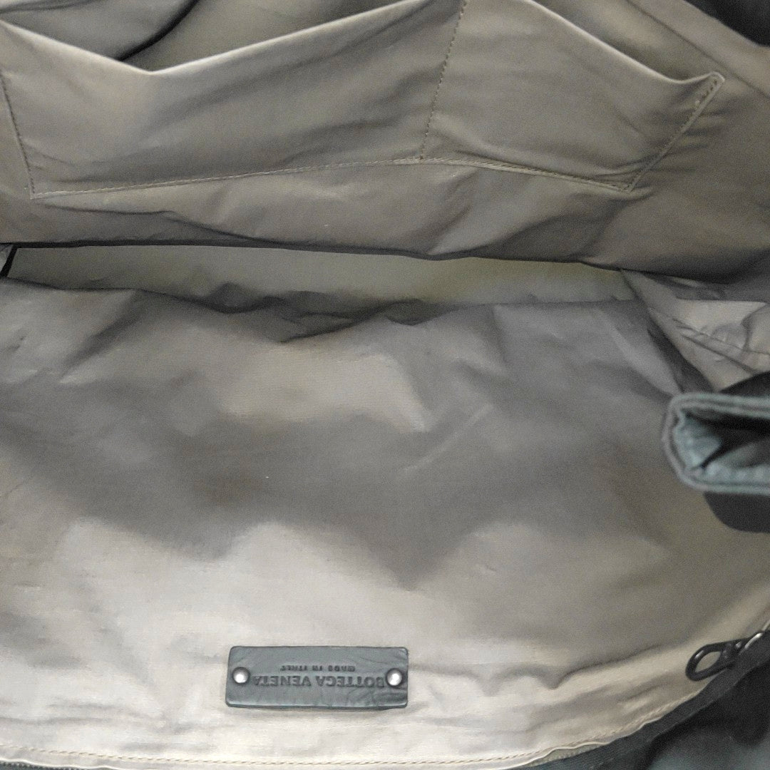 Nylon Top Handle Bag Black