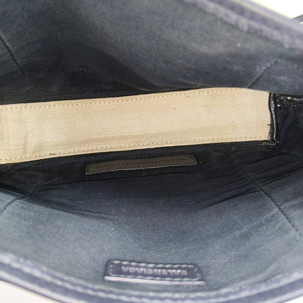 Navy Mini Canvas Beige