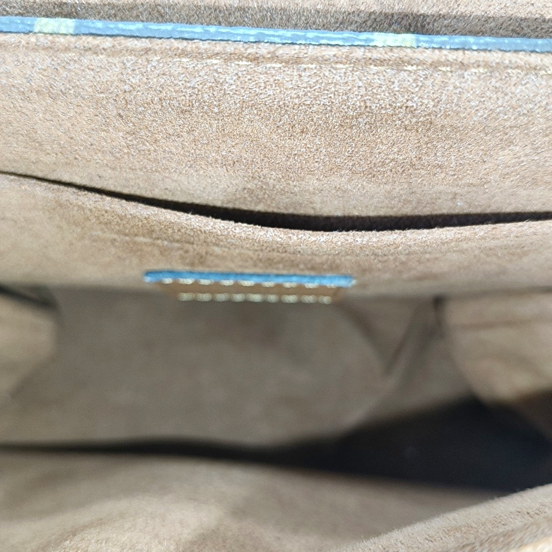 LOCKY BB Monogram Coated Canvas Brown
