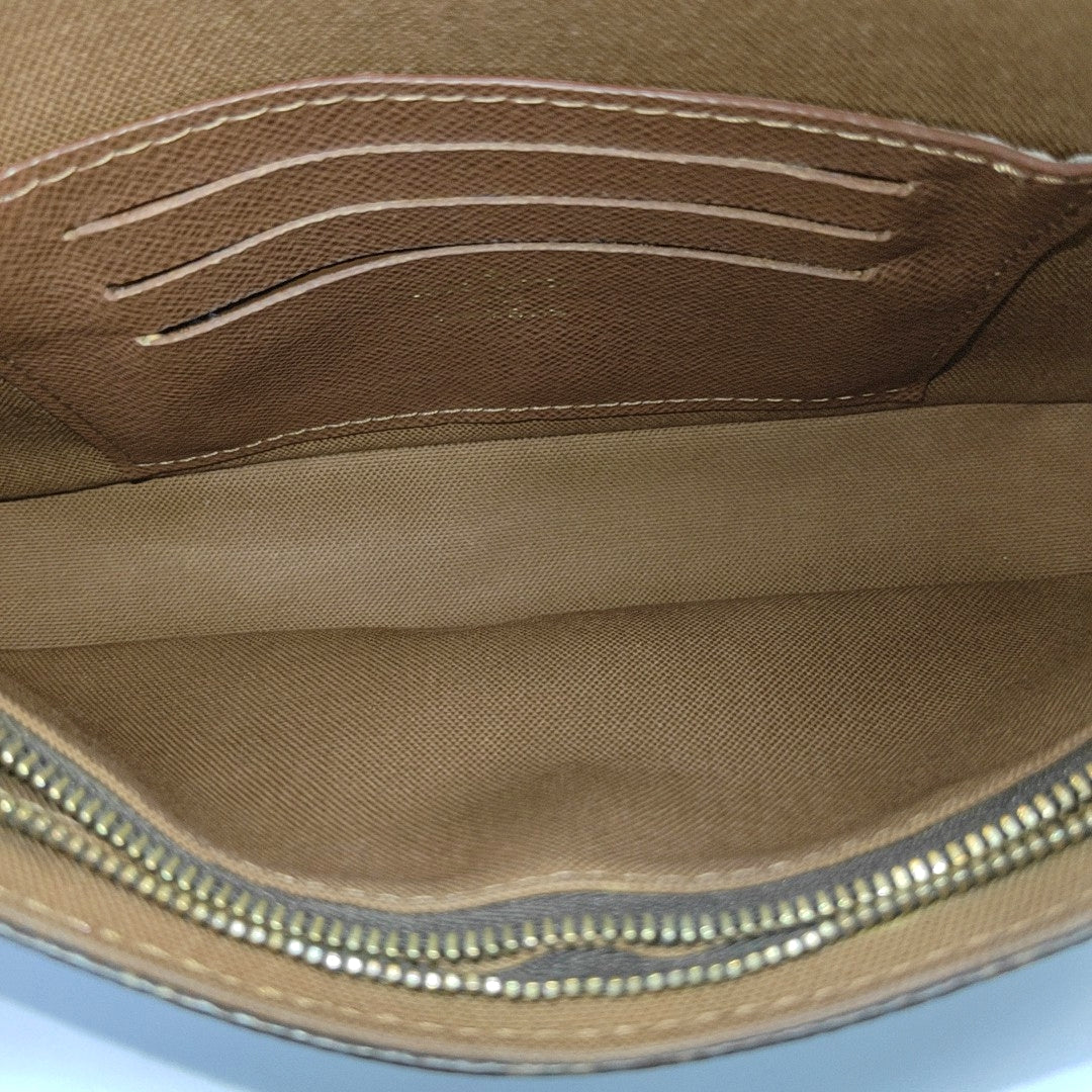 IVY Monogram Coated Canvas Brown