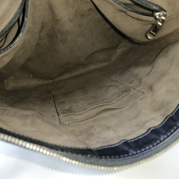 Signature Medium Monogram Calfskin Black