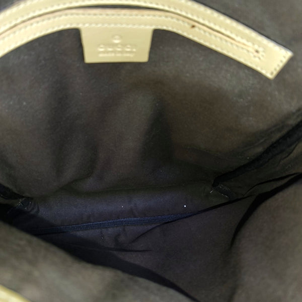 Monogram Coated Canvas Shoulder Bag Beige