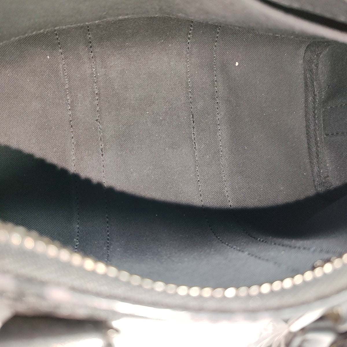 KEEPALL 25 Monogram Coated Canvas Black