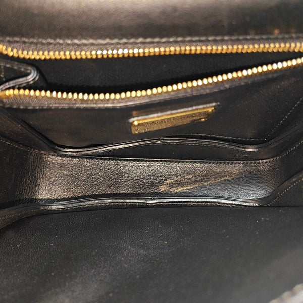 Calfskin Shoulder Bag Black