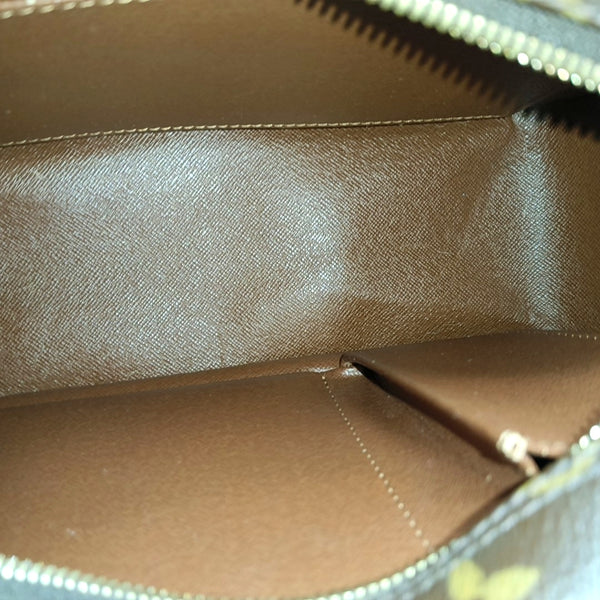 CITE MM Monogram Coated Canvas Brown