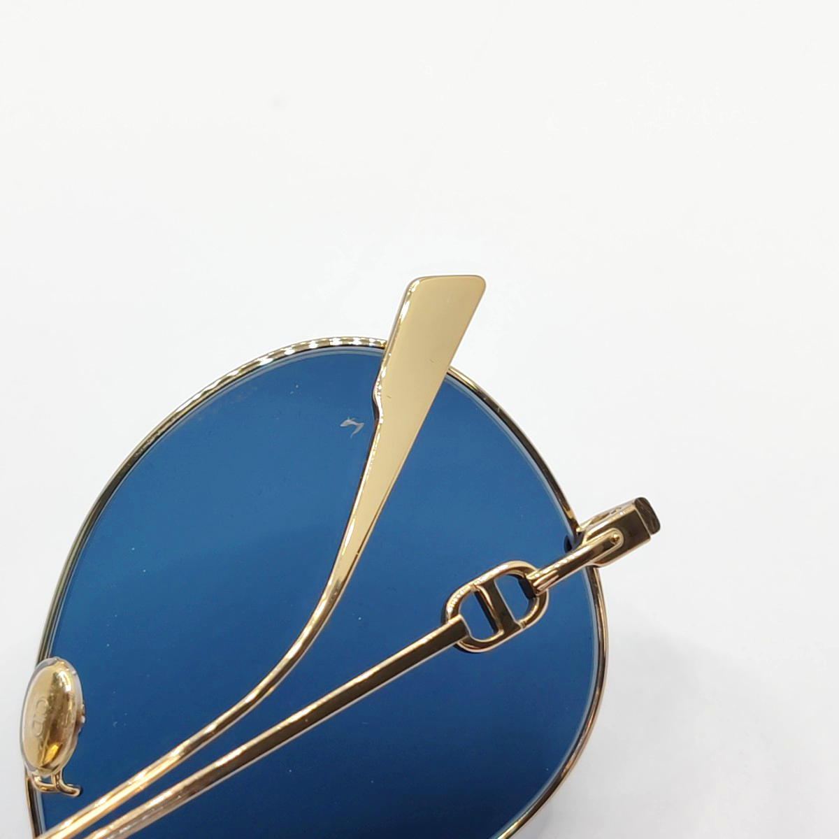 Blue Metal Sunglasses