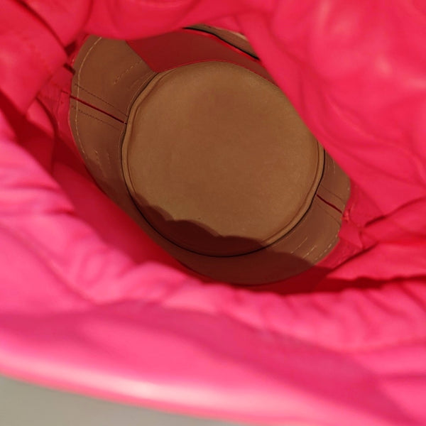 Calfskin Bucket Bag Pink