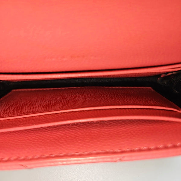 MONOGRAM Chevron Calfskin Pink Wallet