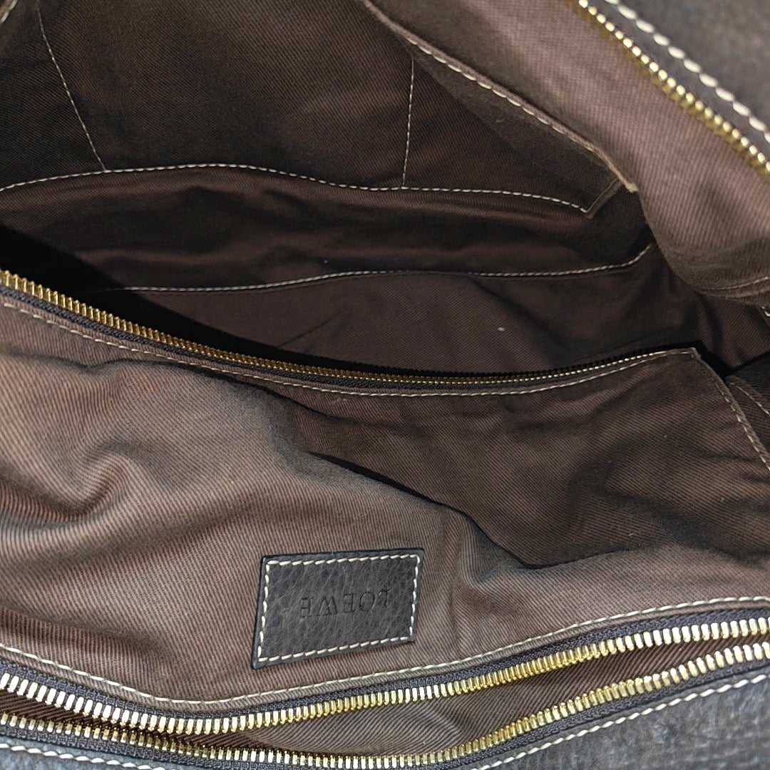 Canvas Top Handle Bag Beige