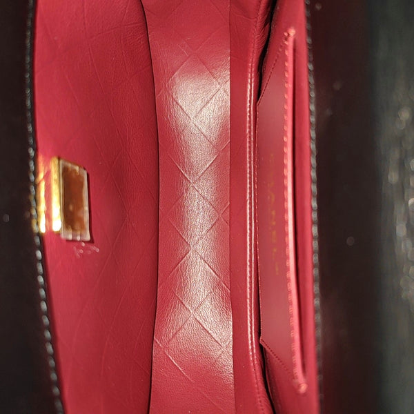 Quilted Calfskin Shoulder Bag Black
