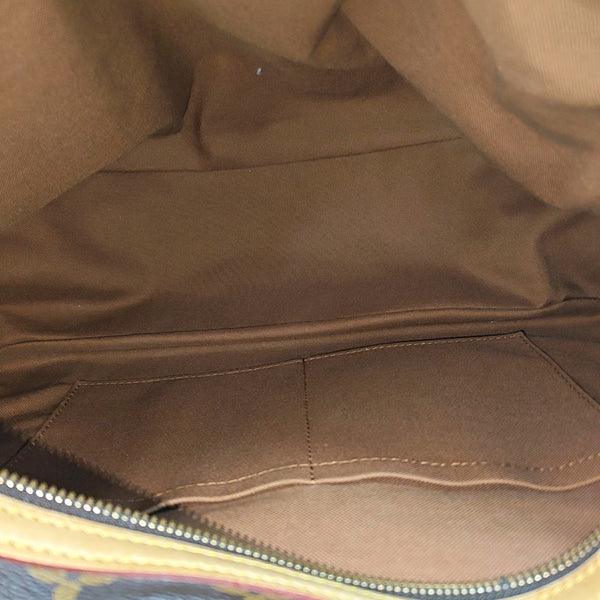 STRESA Monogram Coated Canvas Brown