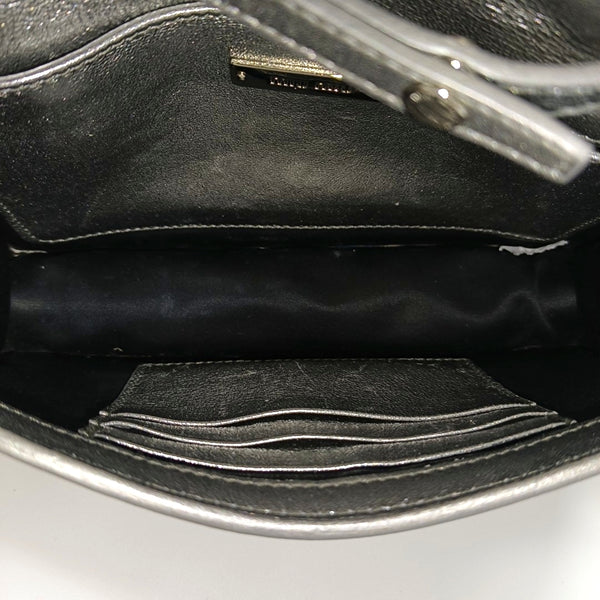 My Miu Quilted Lambskin Silver