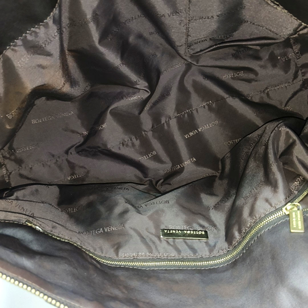 Canvas Top Handle Bag Brown