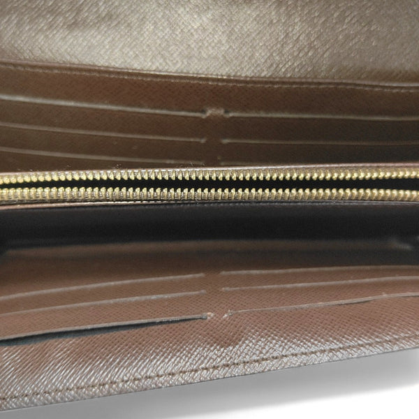 JOSÉPHINE Damier Ebene Coated Canvas Brown Wallet