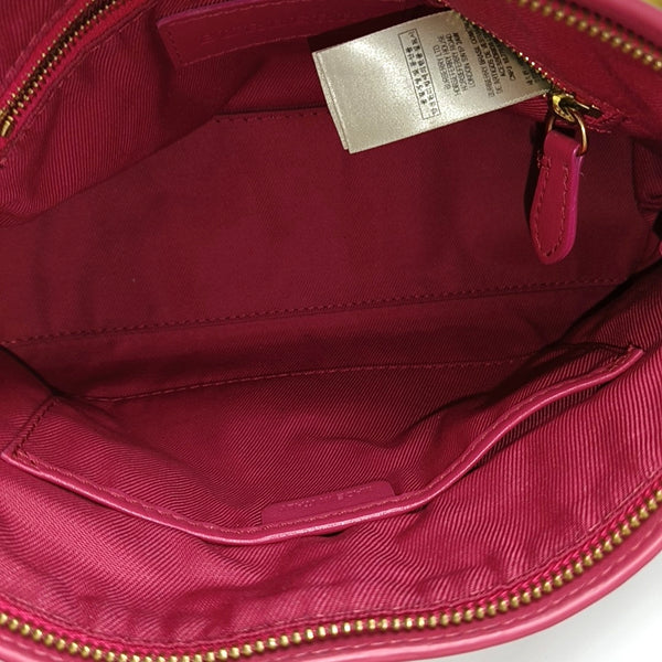 Coated Canvas Crossbody Bag Beige