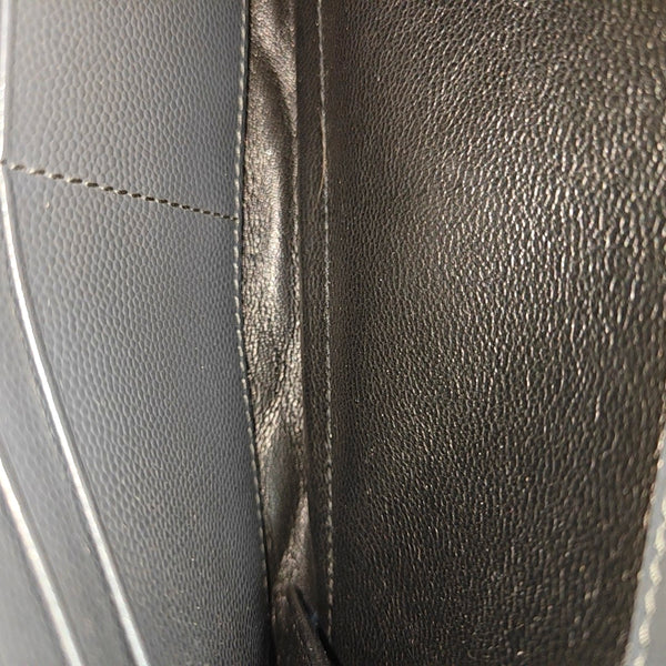 MONOGRAM Chevron Calfskin Gray