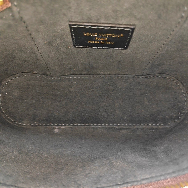 Vanity Chain Pouch Monogram Coated Canvas Brown