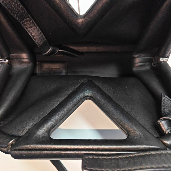 Point Small Calfskin Black